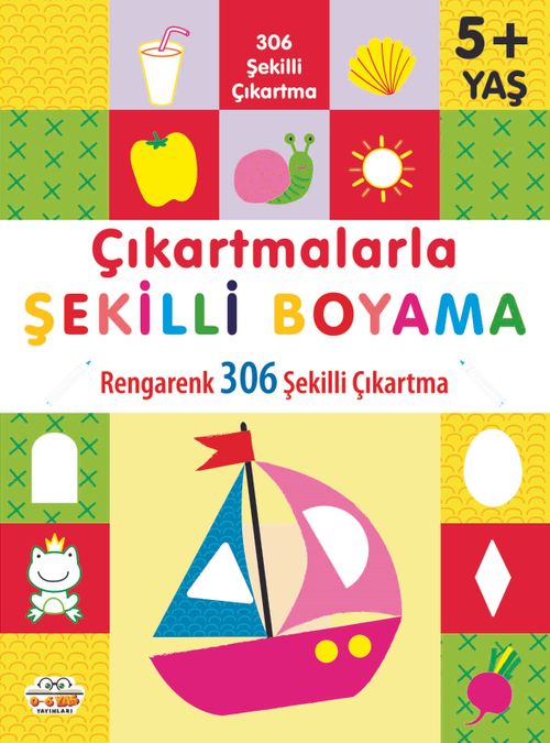 Çıkartmalarla Şekilli Boyama 5 Yaş Üstü