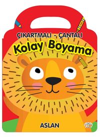 Çıkartmalı Çantalı Kolay Boyama - Aslan