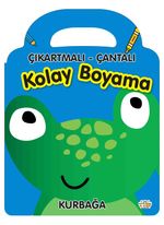 Çıkartmalı Çantalı Kolay  Boyama - Kurbağa