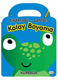 Çıkartmalı Çantalı Kolay  Boyama - Kurbağa