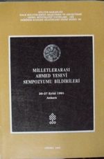 Milletlerarası Ahmed Yesevi Sempozyumu Bildirileri/ 40-A-13