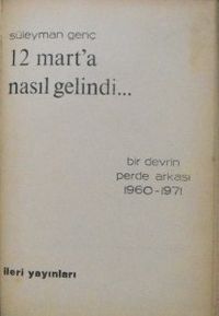 12 Marta Nasıl Gelindi (Kod: 4-C-47)