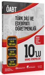 ÖABT Türk Dili ve Edebiyatı 10 Deneme Çözümlü 
