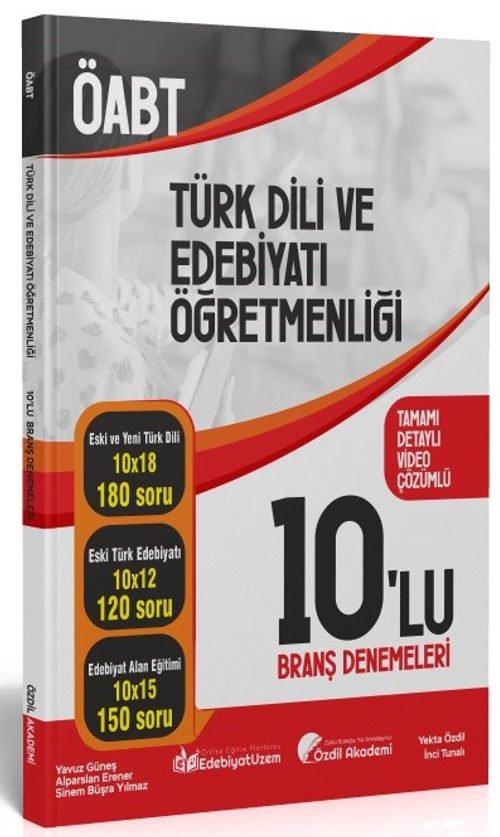 ÖABT Türk Dili ve Edebiyatı 10 Deneme Çözümlü 