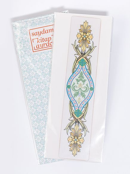 Saydam Kitap Ayracı - Barok Desen