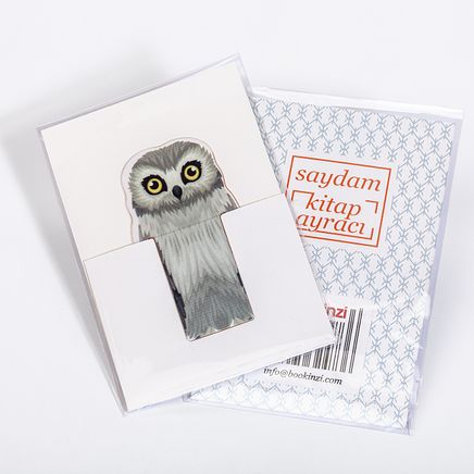Saydam Kitap Ayracı - Baykuş