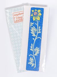 Saydam Kitap Ayracı - Çiçek Desen