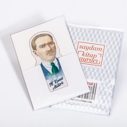 Saydam Kitap Ayracı - Kıskaçlı M. Kemal Atatürk