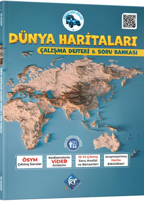 Coğrafyanın Kodları Dünya Haritaları Çalışma Defteri ve Soru Bankası