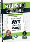 Konu Anlatımı 54 G&uuml;nde AYT Biyoloji Video Kamp Kitabı