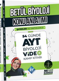 Konu Anlatımı 54 Günde AYT Biyoloji Video Kamp Kitabı