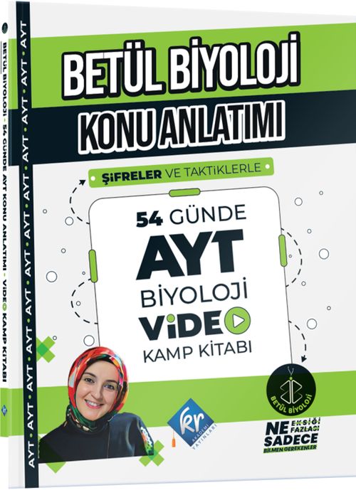 Konu Anlatımı 54 Günde AYT Biyoloji Video Kamp Kitabı