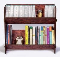 Masaüstü Kitaplık - İki Katlı - Kızıl Kök (BK-KT016)