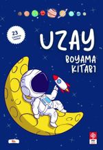 Uzay Boyama Kitabı (23 Çıkartma Hediye)