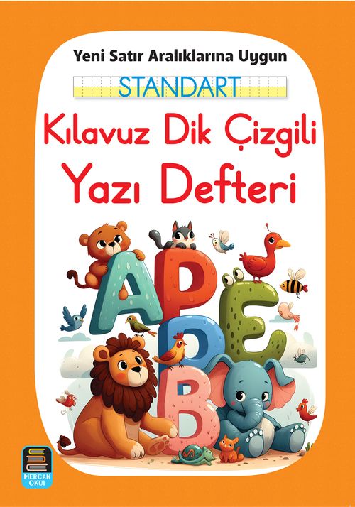 Standart Kılavuz Dik Çizgili Yazı Defteri (16x24 Ebat) Yeni Satır Aralıklarına Uygun