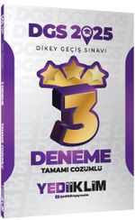 2025 DGS Tamamı Çözümlü 3 Yıldız Deneme