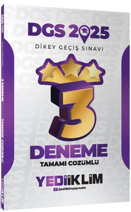2025 DGS Tamamı Çözümlü 3 Yıldız Deneme