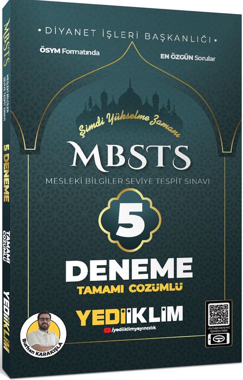 2024 MBSTS Mesleki Bilgiler Seviye Tespit Sınavı Tamamı Çözümlü 5 Deneme