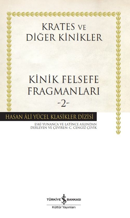 Kinik Felsefe Fragmanları 2 (Ciltli)