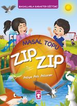 Masal Topu Zıp Zıp - Masallarla Karakter Eğitimi (Fleksi Cilt)
