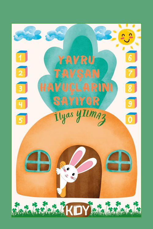 Yavru Tavşan Havuçlarını Sayıyor 