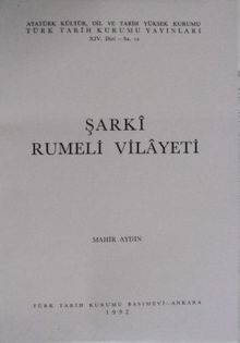 Şarki Rumeli Vilayeti (Kod: 13-Z-104)