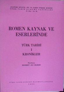 Romen Kaynak ve Eserlerinde Türk Tarihi I Kronikler 13-Z-27