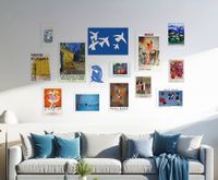 Gallery Temalı Eklektik Poster Seti