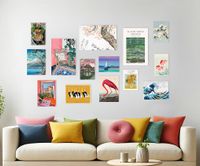 Maksimalist Temalı Eklektik Poster Seti