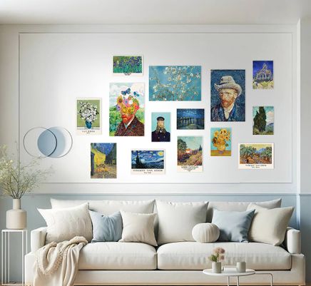 Van Gogh Temalı Eklektik Poster Seti