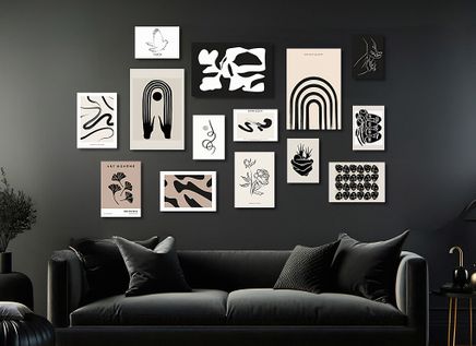 Vogue Temalı Eklektik Poster Seti