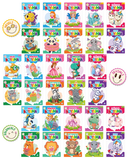 Çocuklar İçin Boyama Seti (30 Kitap Takım)