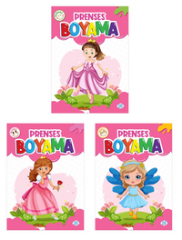 Prenses Boyama Seti (3 Kitap Takım)