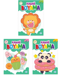 Kawaii Boyama Seti (3 Kitap Takım)