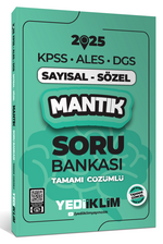 2025 KPSS ALES DGS Sayısal-Sözel Mantık Tamamı Çözümlü Soru Bankası