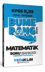 2025 KPSS Genel Yetenek Bumerang Matematik Tamamı Çözümlü Soru Bankası