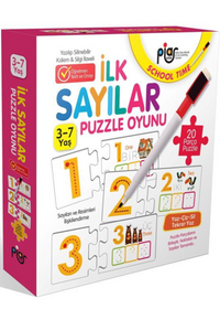 İlk Sayılar Eşleştirme-İlişkilendirme ve Puzzle Oyunu 