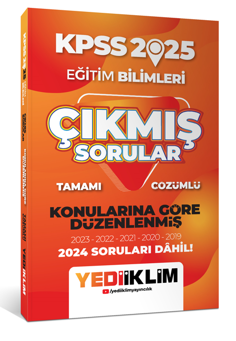 2025 KPSS Eğitim Bilimleri Konularına Göre Düzenlenmiş Tamamı