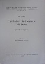 Tevarih-i Âl-i Osman VII. Defter (Tenkidli transkripsiyon) / 13-Z-12