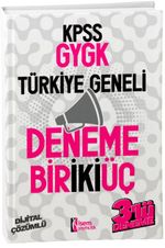 2024 KPSS Genel Yetenek Genel Kültür Türkiye Geneli Deneme 1-2-3