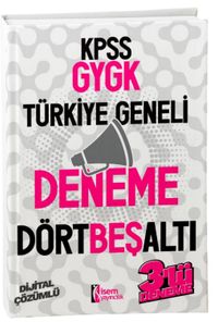 2024 KPSS Genel Yetenek Genel Kültür Türkiye Geneli Deneme 4-5-6