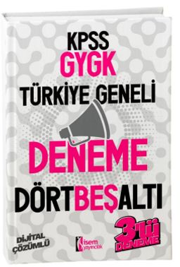 2024 KPSS Genel Yetenek Genel Kültür Türkiye Geneli Deneme 4-5-6