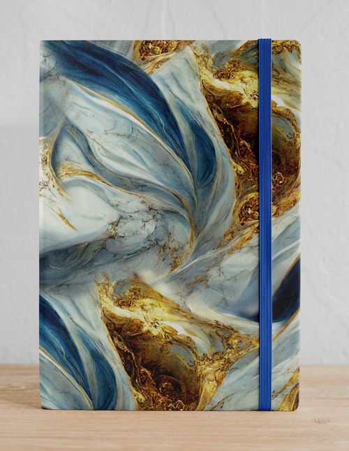 Lacivert Mermer Defter (STK26 )