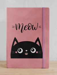 Meow Kedi İki Renk Defter (STK 35)