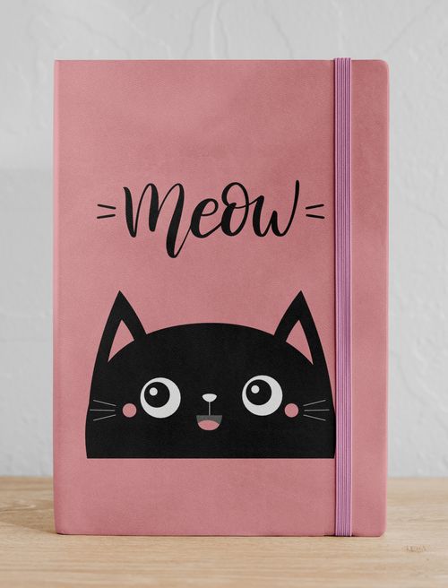 Meow Kedi İki Renk Defter (STK 35)