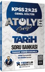 2025 KPSS Genel Kültür Tarih Atölye Serisi Tamamı Video Çözümlü Soru Bankası 