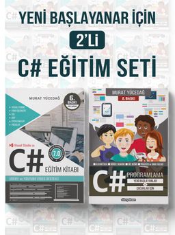 Yeni Başlayanlar için 2'li C# Eğitim Seti (2 Kitap)