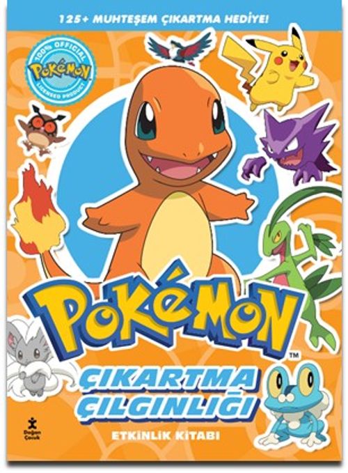 Pokémon - Charmander Çıkartma Çılgınlığı Etkinlik Kitabı