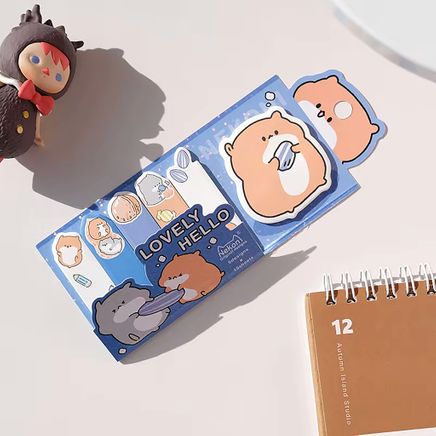 Sevimli Hamster Yapışkan Not Seti • Index Sticker