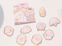 Sevimli Tavşan Temalı 24 Adet Sticker Seti • Bullet Journal